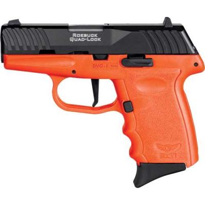 SCCY DVG1-CB Pistol 9mm 10rd - Black-Orange