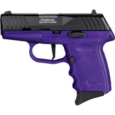 SCCY DVG1-CB Pistol 9mm 10rd - Black-Purple