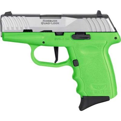 SCCY DVG1-TT Pistol 9mm 10rd - SS-Lime