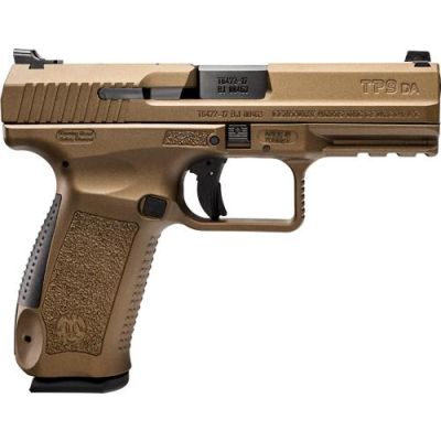 Century Canik TP9 DA 9mm  2-18rd - Mags Burnt Bronze Polymer