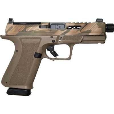 Shadow Systems MR920 Elite FDE - 9mm Optic Cut-threaded Camo Slide