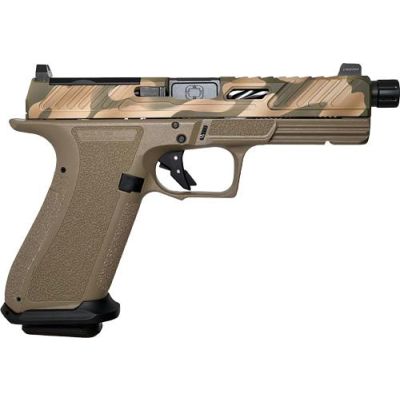 Shadow Systems DR920 Elite FDE - 9mm Optic Cut threaded Camo Slide