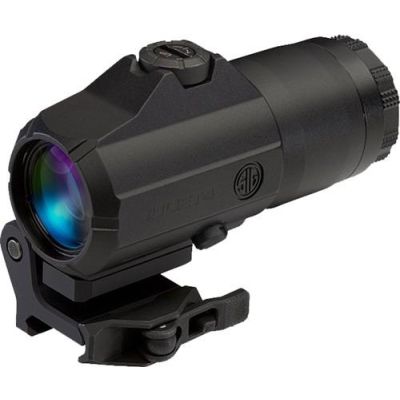 Sig Optics Juliet4 Magnifier - 4x24 Powercam QR Mount Black