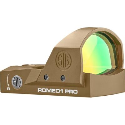 Sig Optics Reflex Sight Romeo1 Pro 6 MOA 1x30 Steel Shroud - FDE