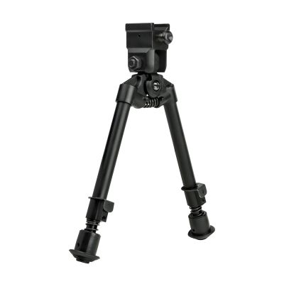 Bipod With Weaver Quick Release Mount/ Universal Barrel Adapter Included/Notched Legs