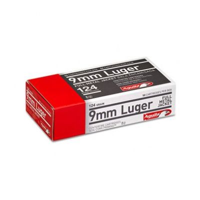 Aguila 9mm 124gr FMJ - 1000rd Ships Free!!