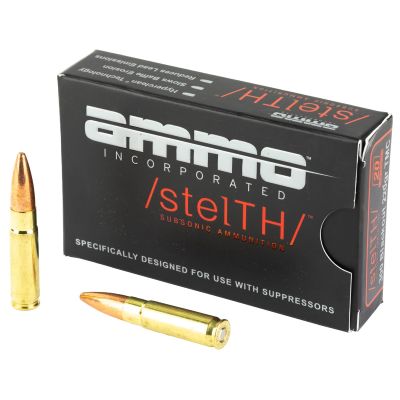 Ammo Inc steLTH Sunsonic 300 Blackout 220gr TMC 20rd Box