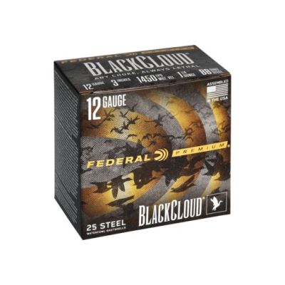 Federal Black Cloud 12ga 3" 1 1/4oz #BB 25Rd Box