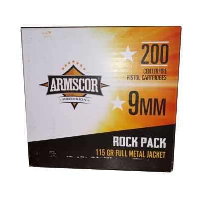 Armscor 9mm 115gr FMJ Rock Pack