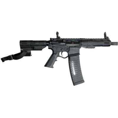 ATI Alpha Maxx AR Pistol, 5.56 NATO, 7.5" Barrel, 60-Round Magazine, Black