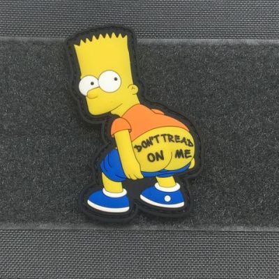 Don't tread on me- Bart- 3d PVC Morale Patch