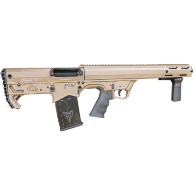 Black Aces Pro Series Bullpup Pump Shotgun - FDE | 12ga | 18.5" Barrel | Barrel Shroud