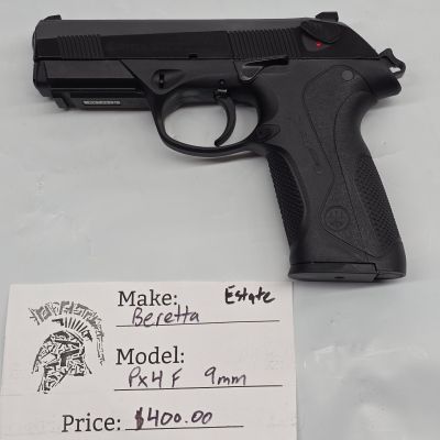 USED Beretta PX4 Storm Type F · 9mm · Full Size · 17 Rounds · 4" Barrel