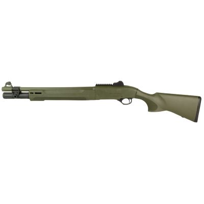 Beretta, 1301 Tactical Mod 2, Semi-automatic Shotgun, 12 Gauge, 3" Chamber, 18.5" Barrel, Anodized Finish, Olive Drab Green, Synthetic Stock, M-LOK Forend, Improved Cylinder, Ghost Ring Sight, 7 Rounds
