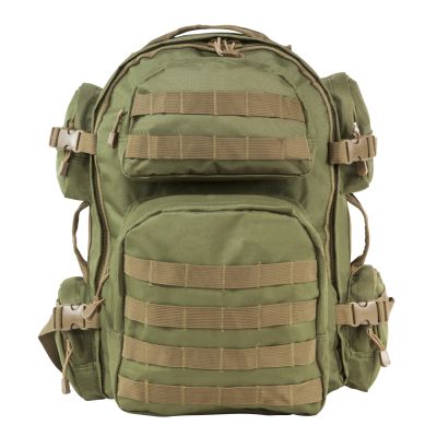 Tactical Backpack/Od Green With Tan Trim