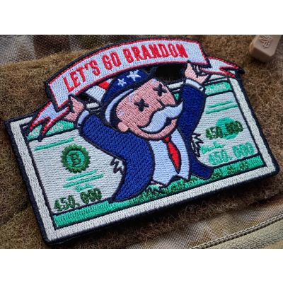 Dangerous Goods Rich Uncle Sam's "Let's Go Brandon" $450,000 Bill Patch