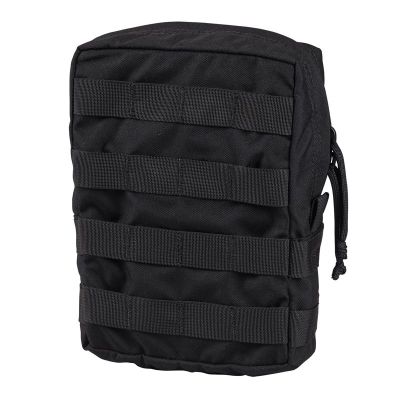 CHASE TACTICAL GENERAL PURPOSE VERTICAL UTILITY POUCH - LARGE - BLACK