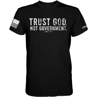 Combat Iron Apparel Trust God, Not Government Men's T-Shirt