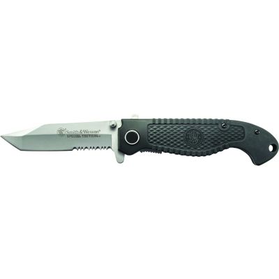 Smith & Wesson Tactical Tanto Folding Knife Matte Finish