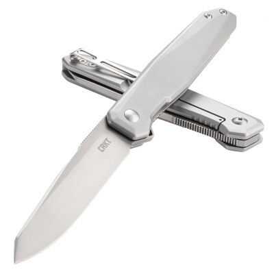 CRKT Facet, 3.37" Silver Folding Knife