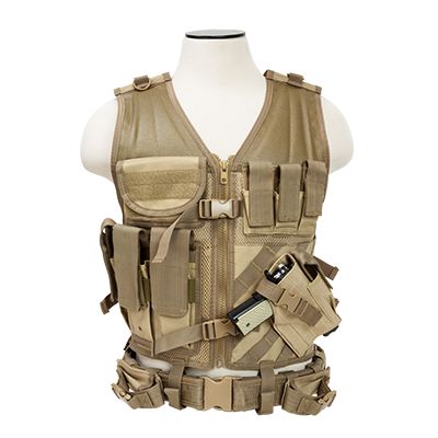Tactical Vest/Tan  Xl-Xxl+