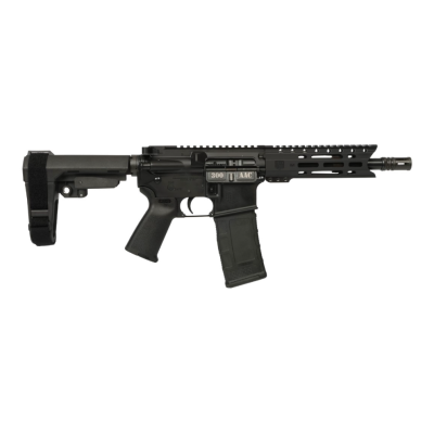Diamondback DB15 Pistol, 300 Blackout, 8" Barrel, SBA3 Brace, Black