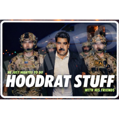 Dangerous Good "Maduro Hoodrat Stuff with His Friends"  Sticker