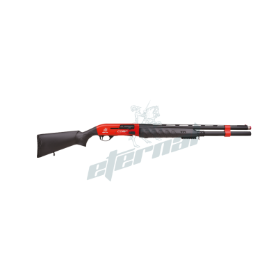 Eternal Arms Comp Tactical 12 Gauge 3", 24" Semi-Auto Shotgun - Red
