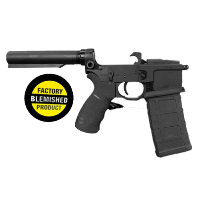 FACTORY BLEM - Franklin Armory BFSIII Equipped LIBERTAS BLR Complete AR15 Lower Receiver - Black | Installed BSFIII Trigger | Carbine Length Buffer Tube | BLEMISHED, sold As-Is NO RETURNS