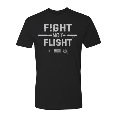 One Shot Industries Fight Not Flight Mens Tshirt