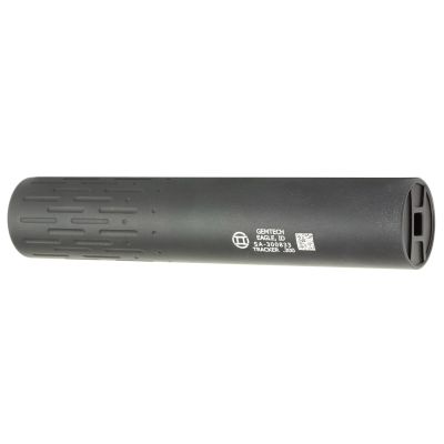 Gemtech TRACKER Rifle Suppressor, .30 Cal, Lightweight Hunting Suppressor, Black
