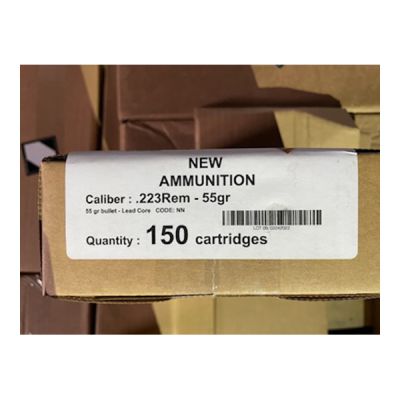 General Dynamics 55gr .223rem New Brass Case 150rd Box