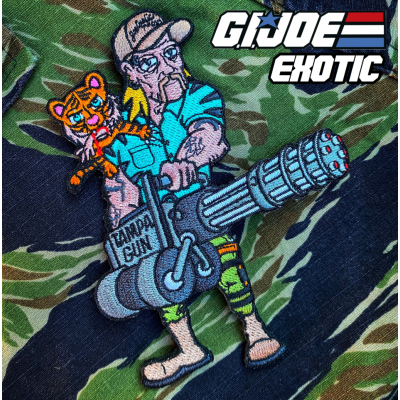 GI Joe Exotic Tiger King Mini-Duck Gun Morale Patch