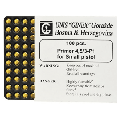 Ginex Small Pistol Primers - Flash Sale!!
