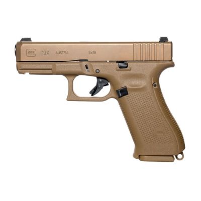 Glock G19X G5 9MM 19+1 4.0" FDE GNS (1)17RD MAG & (2)19RD MAGS