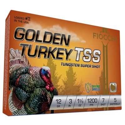 Fiocchi Golden Turkey 12 Gauge #7, 3", 1 5/8oz, 5rd Box
