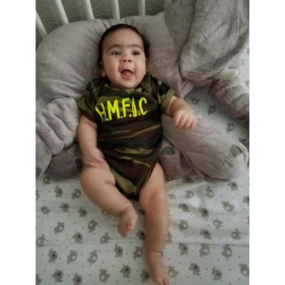 HMFIC GREEN CAMO Onesie