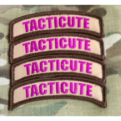 Tacticute v.1 Patch Brown/Pink