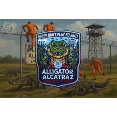 Dangerous Goods Alligator Alcatraz “Gator Don’t Play No Shit” Patch