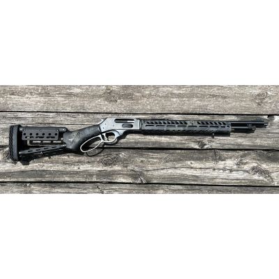 Henry X Model .45-70 Govt Lever Action Rifle – 19.8" Barrel, 4+1, Black Multicam Pistol Grip Stock- Shitwerx Special Edition!