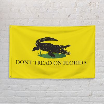 To The Grave "Don't Tread on Florida" One Sided Flag