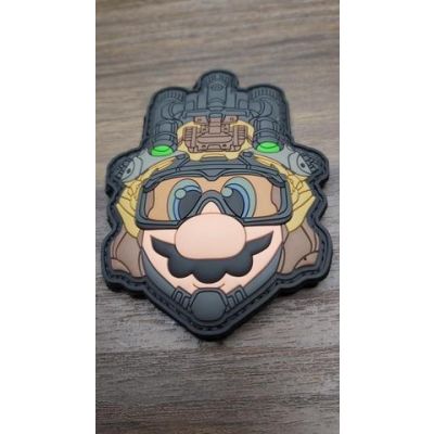 Super Mario Brothers Military Hook Loop Tactics Morale Embroidered Patch