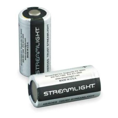 STREAMLIGHT 85180 Battery, CR123A, Lithium, 3V, PK 6
