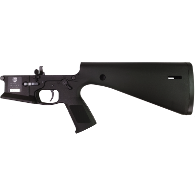 KE Arms KP-15 Polymer Complete AR15 Lower Receiver - Black | SLT Trigger & Ambidextrous Controls | Integral Buttstock & Pistol Grip