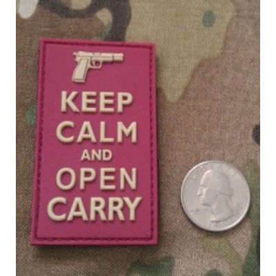 Keep Calm and Open Carry PVC - Patch