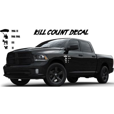 Kill Count Vehicle Decal