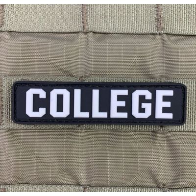 "College" PVC Patch