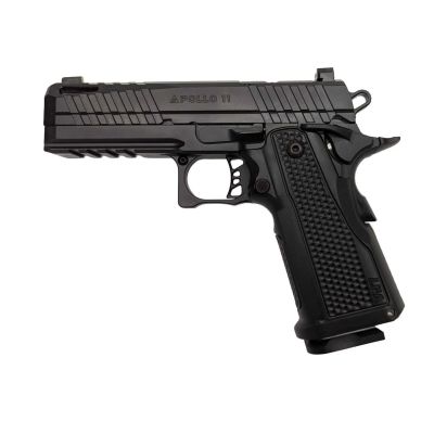 LFA Apollo 11 Compact Pistol - 9mm | Black |Aluminum Grip | 4.1" | 1x17rd Mag