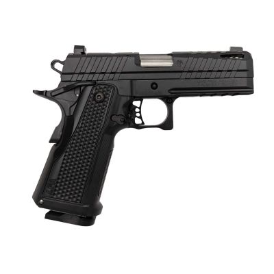 LFA Apollo 11 Compact Pistol - 9mm | Black |Aluminum Grip | 4.1" Ported | 1x17rd Mag