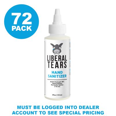 Liberal Tears Hand Sanitizer 4oz - 72 PACK
